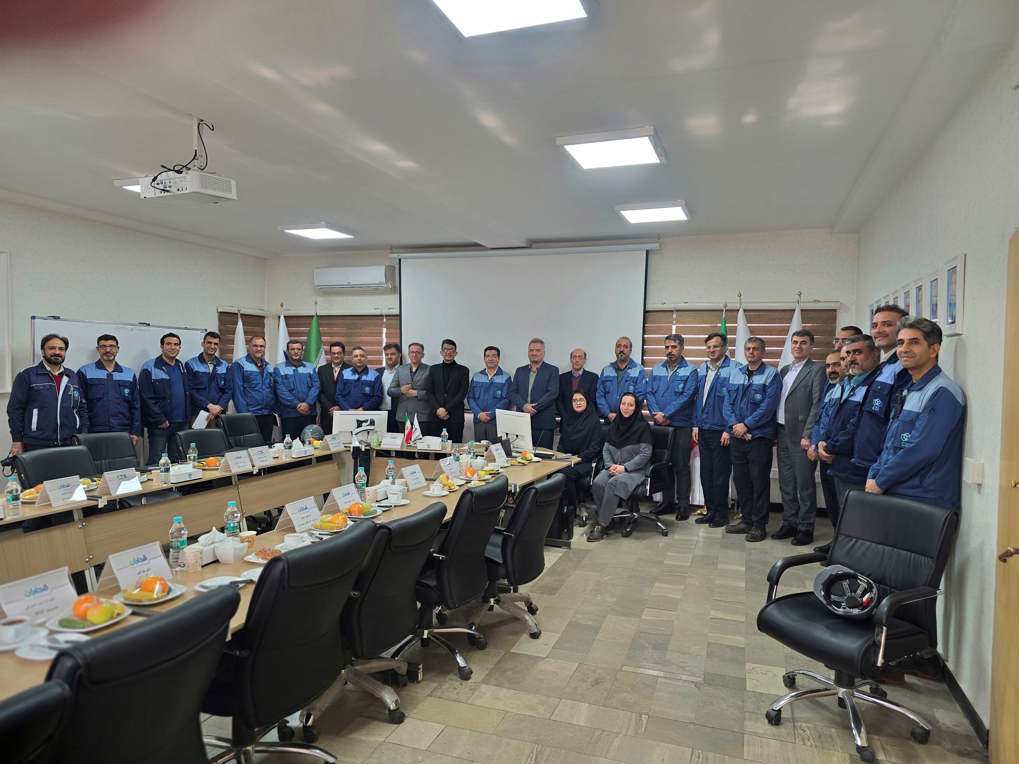 اخذ ۱۱ گواهی‌نامه بین‌المللی استاندارد با حضور ممیزان شركت TUV InterCert آلمان