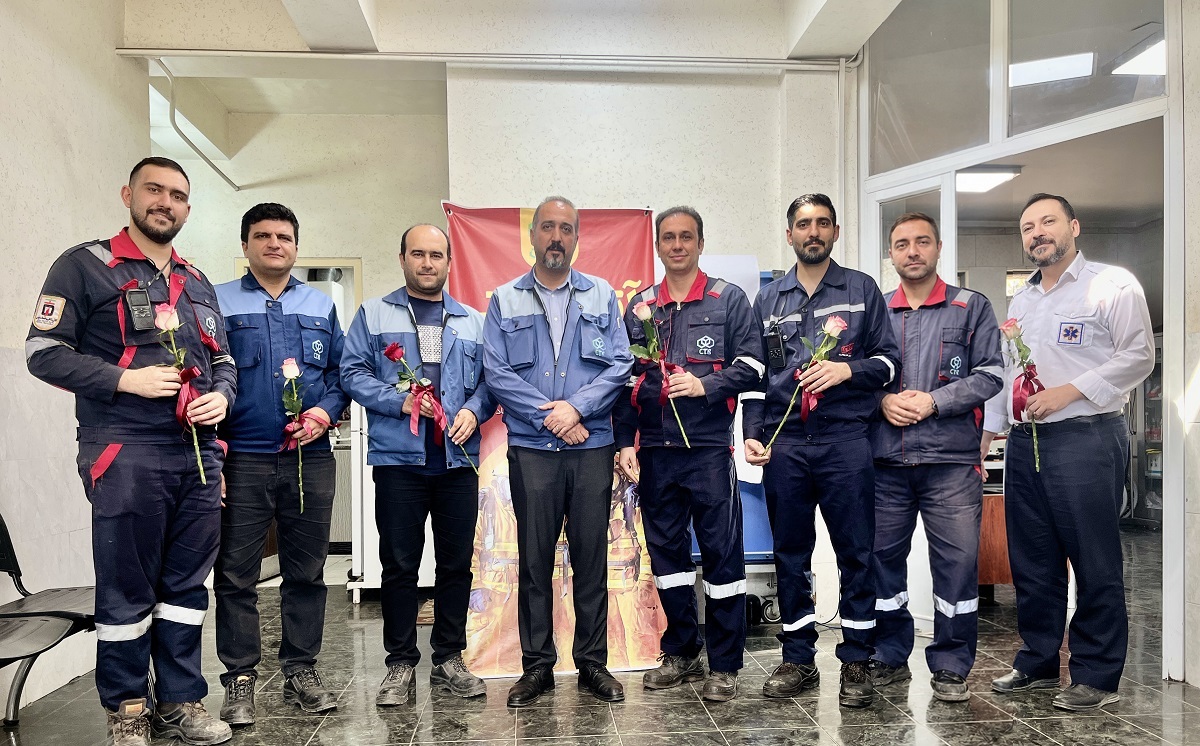 گرامیداشت ۷ مهر، روز آتش‌نشانی و ایمنی و معرفی منتخبان ایمنی شركت پالایش قطران ذغالسنگ