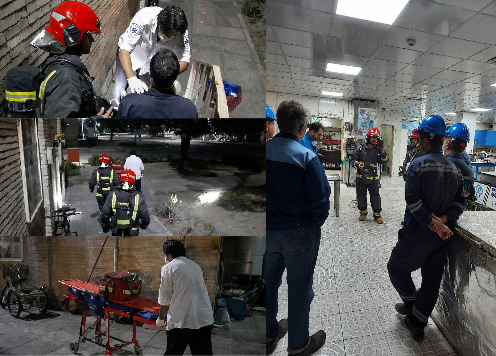 ارتقای سطح آمادگی در برابر شرایط اضطراری؛ برگزاری مانور آموزشی نشت گاز در آزمایشگاه شركت پالایش قطران